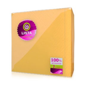 Иваново — Салфетки «Lista DELUXE» интенсив желтые оптом.