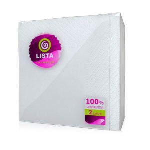 Иваново — Салфетки «Lista DELUXE» белые оптом.