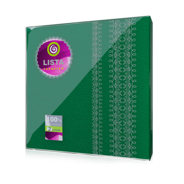 Иваново — Салфетки «Lista» интенсив зеленые оптом.