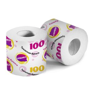 Иваново — Туалетная бумага  «Новинка 100» со втулкой оптом.