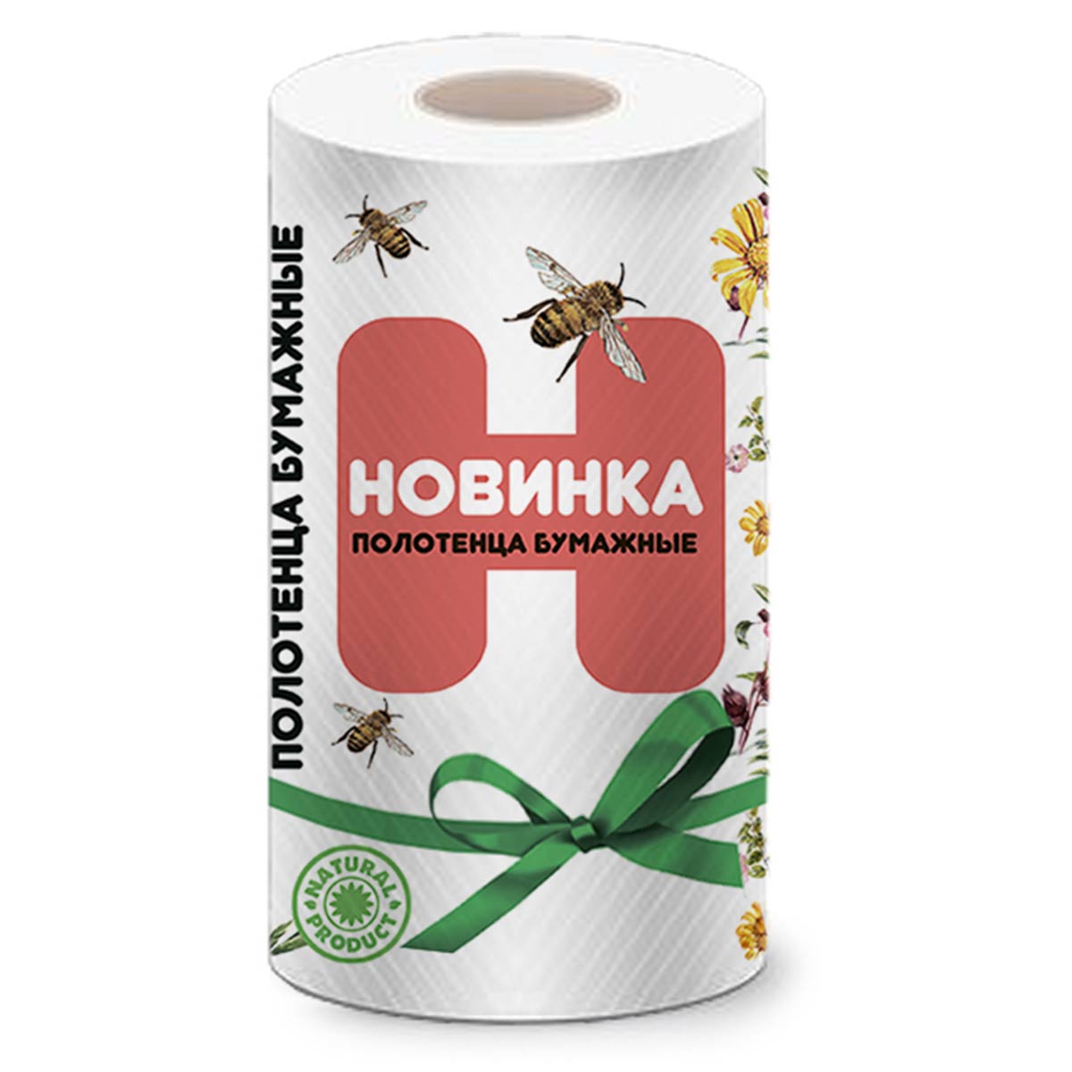 Иваново — Полотенца  «Новинка» 1 рулон   белые оптом.